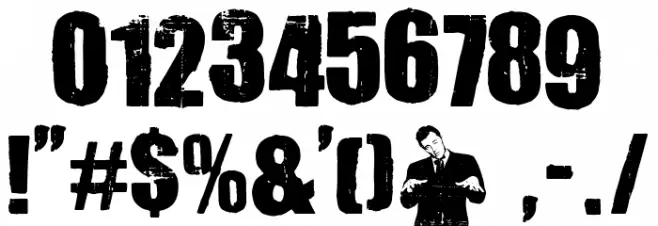 The Night Of The Hunter Font OTHER CHARS