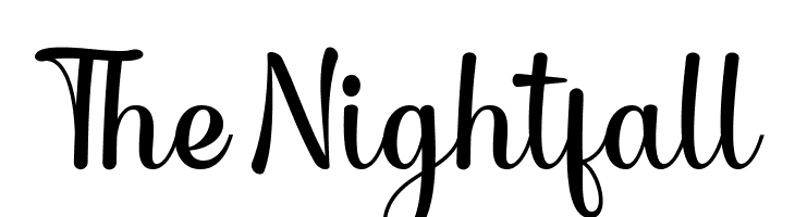 The Nightfall  Скачать бесплатные шрифты