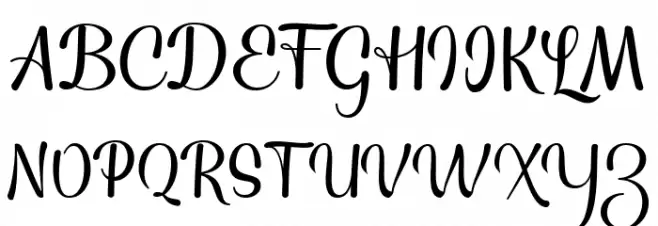The Nightfall Schriftart Groß