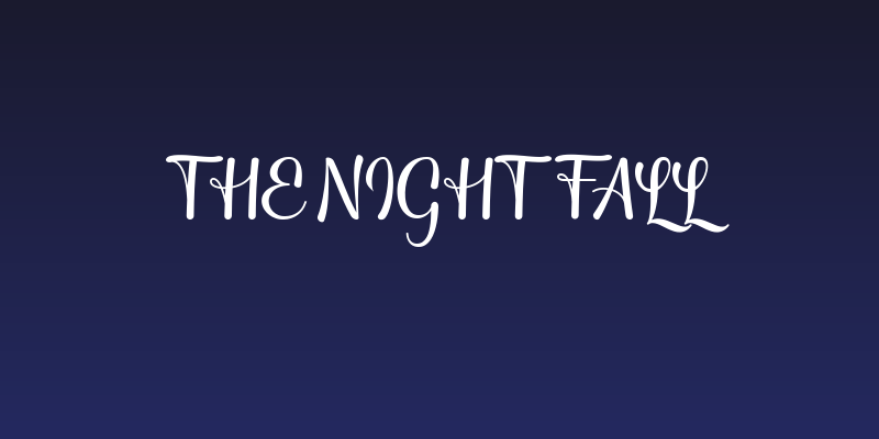 The Nightfall Social Header
