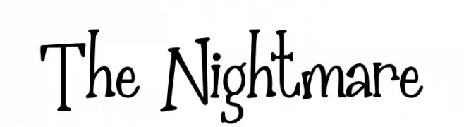 The Nightmare  baixar fontes gratis