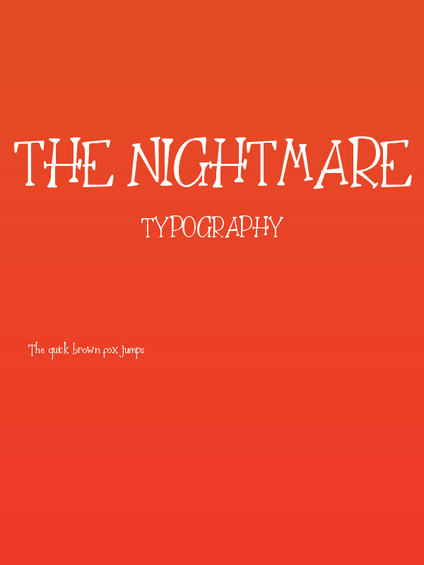 The Nightmare Poster