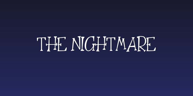 The Nightmare Social Header