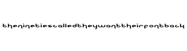 The Nineties Called They Want Their Font Back  Скачать бесплатные шрифты
