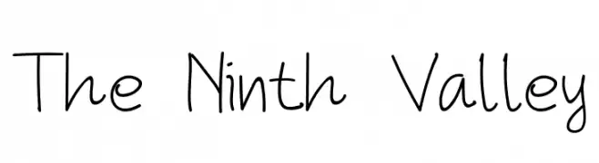 The Ninth Valley  Descarca Fonturi Gratis