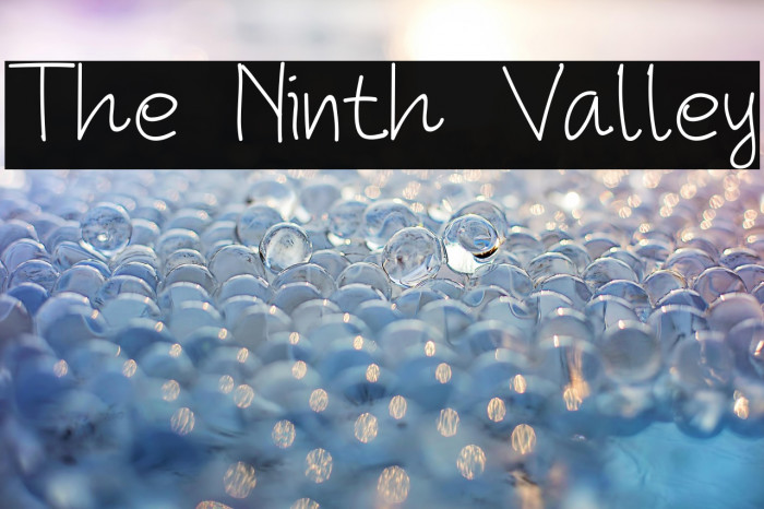 The Ninth Valley Example 3