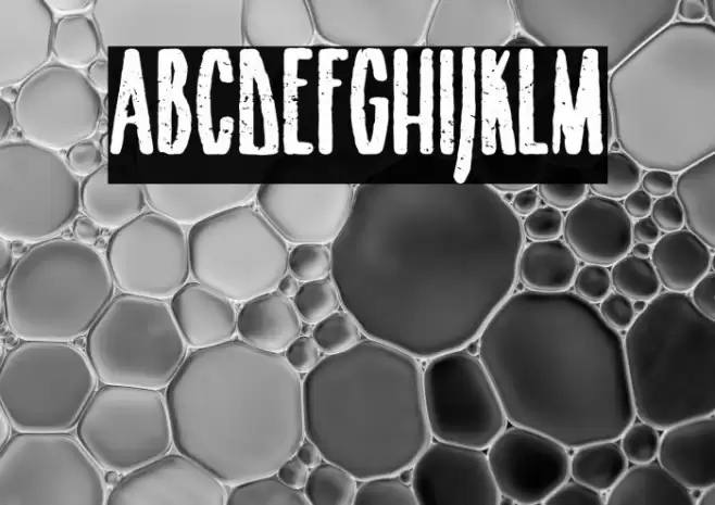 The North Hell Font examples