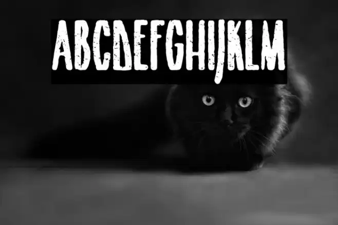 The North Hell Font examples