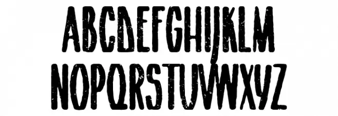 The North Hell Font LOWERCASE