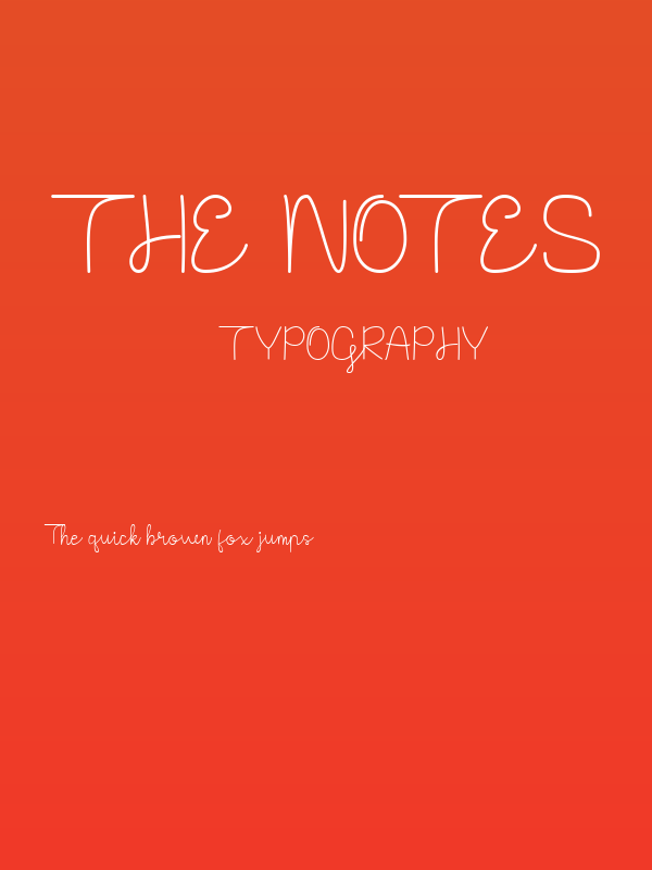 The Notes Poster