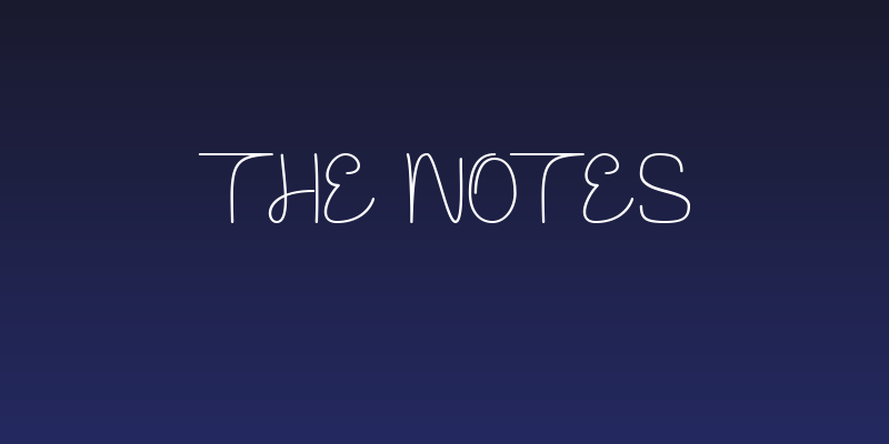 The Notes Social Header
