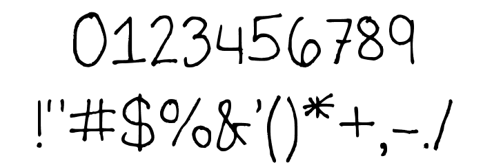 The OG Regular Font OTHER CHARS