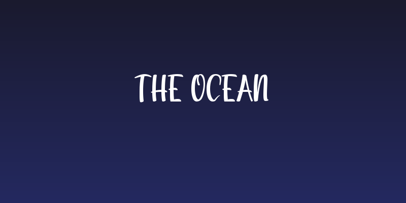 The Ocean Social Header