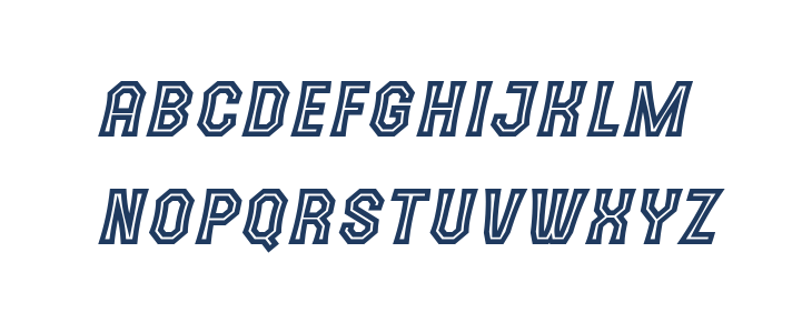 The October One Italic Lowercase