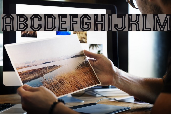 The October One Font examples