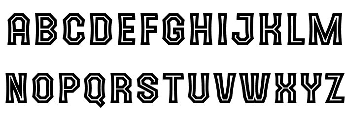 The October One Font LOWERCASE