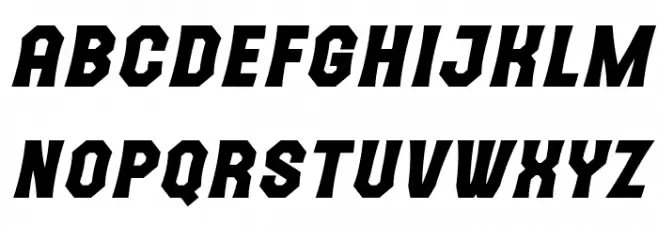 The October Two Italic फ़ॉन्ट लोअरकेस