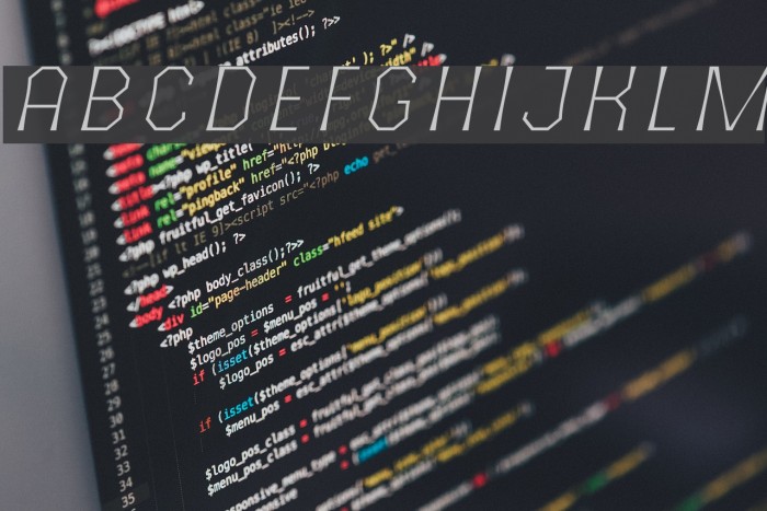 The October Two Light Italic Example 2