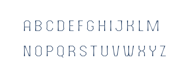 The October Two Light Lowercase