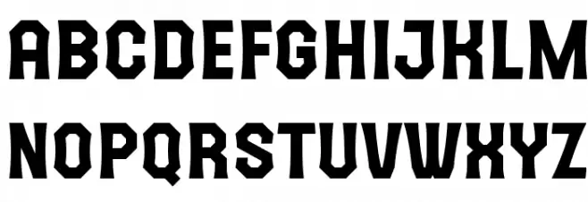 The October Two Schriftart Groß