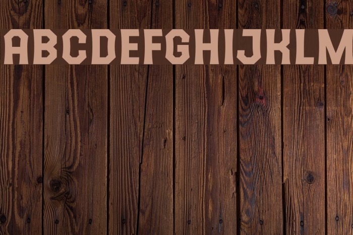 The October Two Font examples