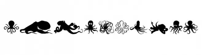 The Octopus  تنزيل الخطوط