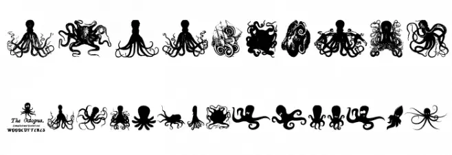 The Octopus Font OTHER CHARS