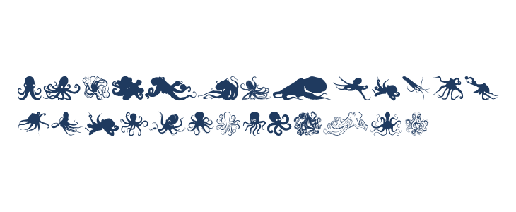 The Octopus Lowercase