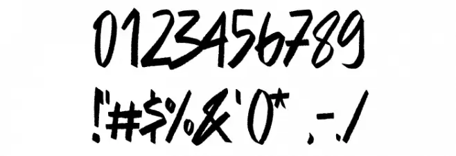 The Old Falcons Demo Font OTHER CHARS