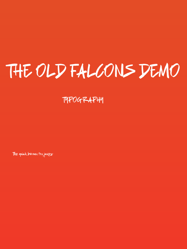 The Old Falcons Demo Poster