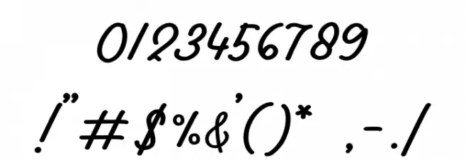 The Oldie PERSONAL USE ONLY Font OTHER CHARS