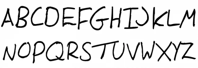 The One Jenny Made Шрифта ВЕРХНИЙ