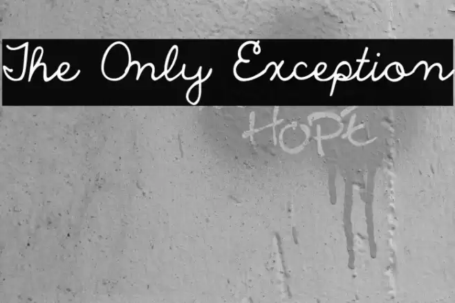 The Only Exception Fuentes examples