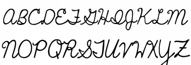 The Only Exception Schriftart Groß