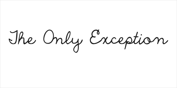 The Only Exception Logo