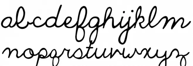 The Only Exception Font LOWERCASE