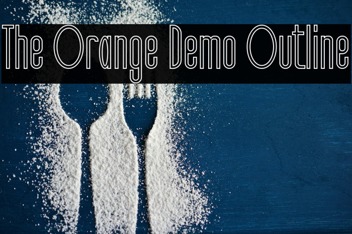 The Orange Demo Outline Example 1