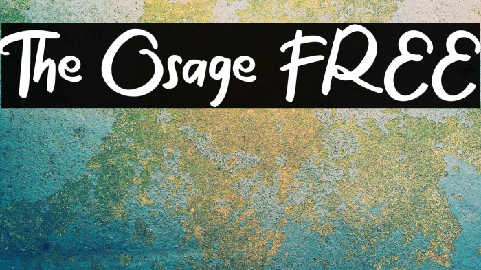 The Osage FREE Example 1