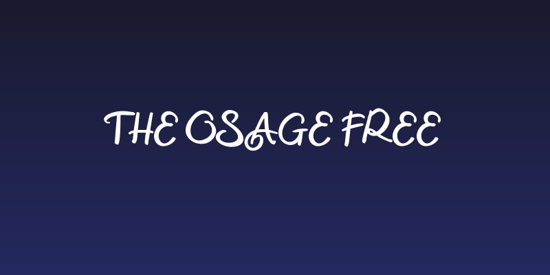 The Osage FREE Social Header