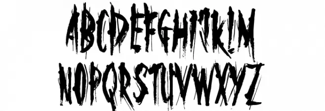 The Others Are Here Schriftart Groß