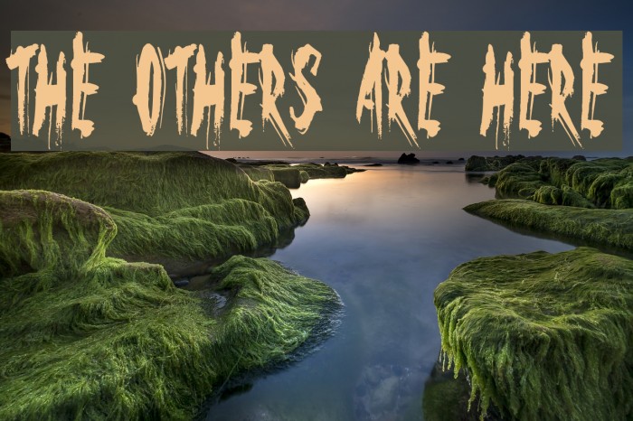 The Others Are Here Font examples