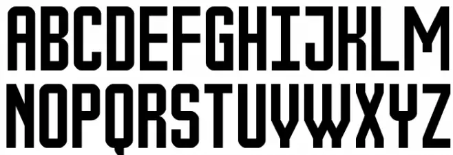 The Outbox St フォント 小文字