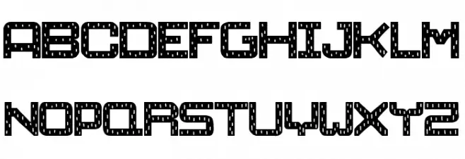 The Outlanders Schriftart Groß