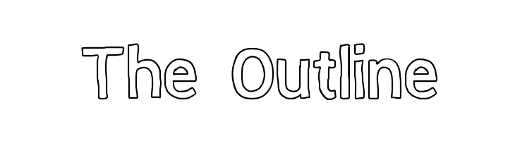The Outline Font - FFonts.net