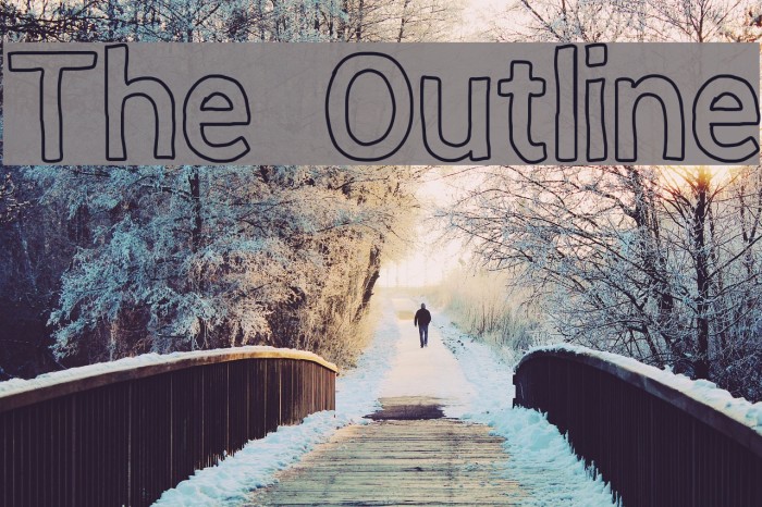 The Outline Font examples