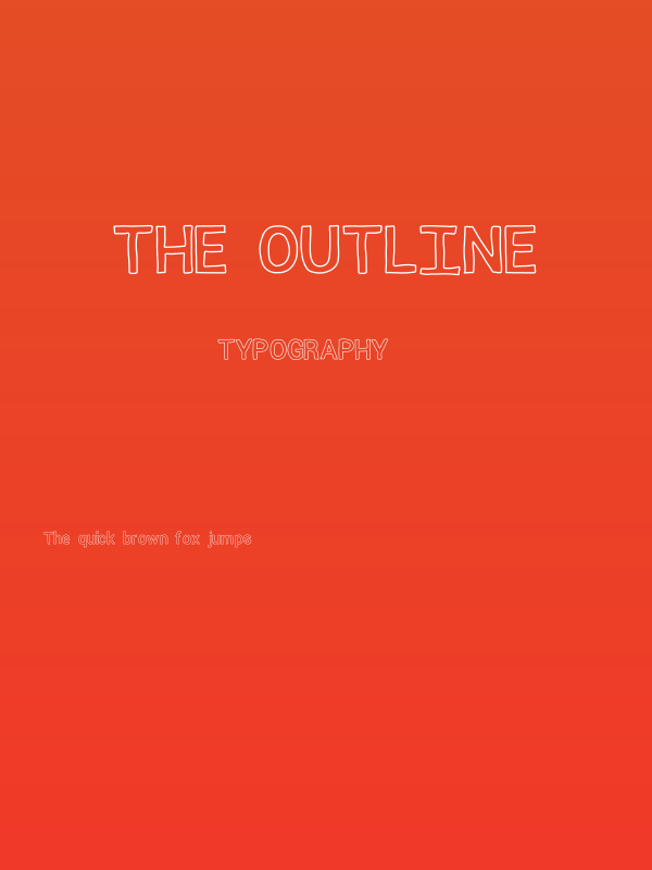 The Outline Poster