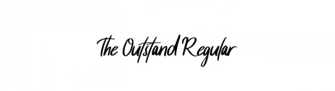 The Outstand Regular  नि: शुल्क फ़ॉन्ट्स डाउनलोड