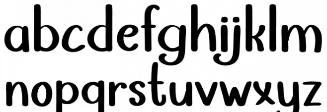 The Owl Schriftart Kleinbuchstaben