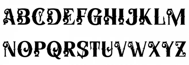 The Panglimul Font UPPERCASE