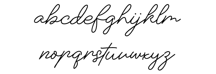 The Panorama Font LOWERCASE
